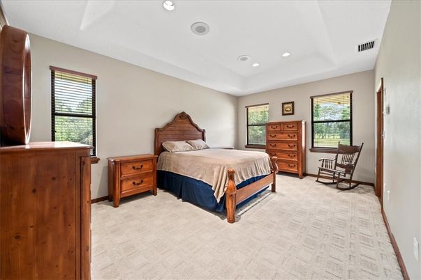 Bedroom, Interior, Recessed Lighting