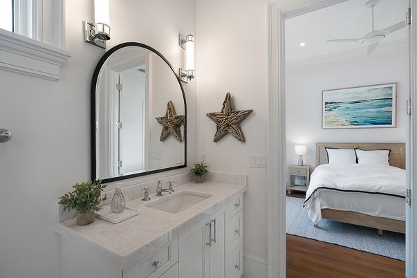 Bathroom, Bedroom, Interior, Recessed Lighting, Wood Texture Flooring