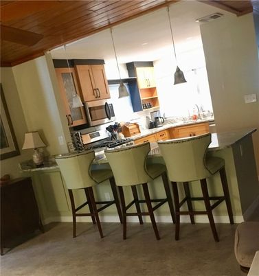Interior, Kitchen, Pendant Lights, Wooden Ceilings