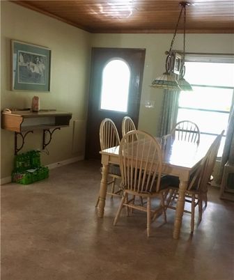 Dining room, Interior, Pendant Lights, Wooden Ceilings