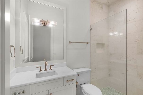 Bathroom, Glass Shower, Interior