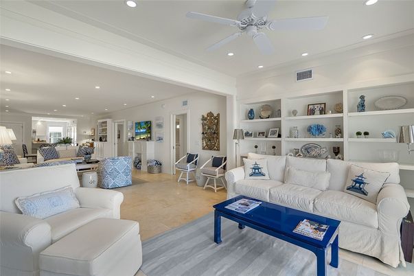 Interior, Living room, Recessed Lighting