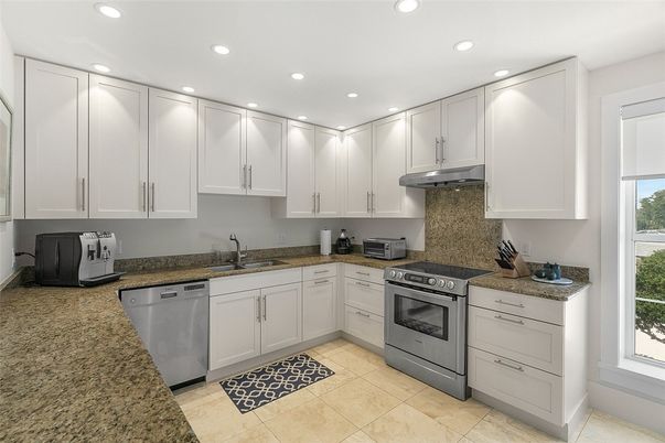 Interior, Kitchen, Recessed Lighting, Stainless Steel Appliances