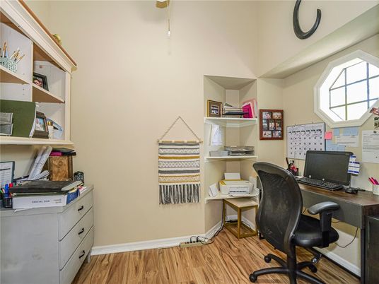 Home Office, Interior, Wood Texture Flooring