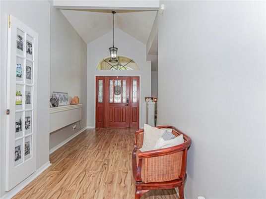 Interior, Pendant Lights, Wood Texture Flooring