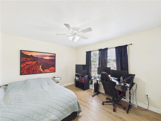 Bedroom, Home Office, Interior, Wood Texture Flooring