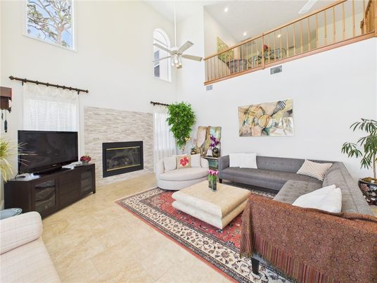 Fireplace, Interior, Living room, Recessed Lighting