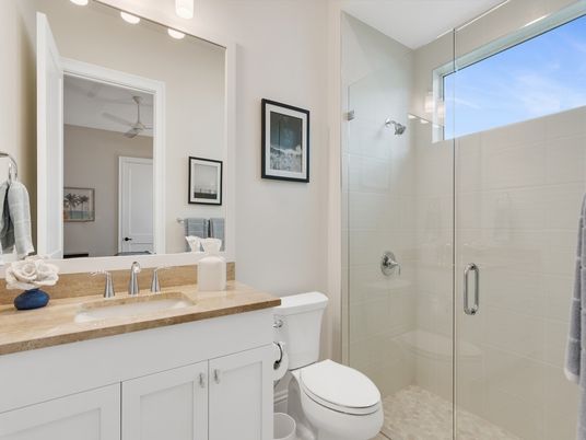 Bathroom, Glass Shower, Interior