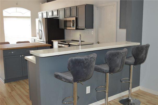 Interior, Kitchen, Wood Texture Flooring