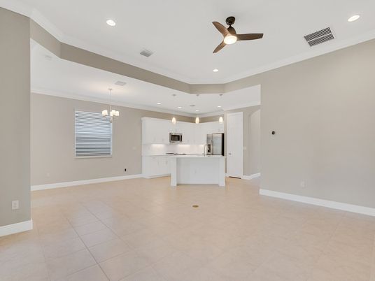 Chandelier, Interior, Kitchen, Pendant Lights, Recessed Lighting, Stainless Steel Appliances