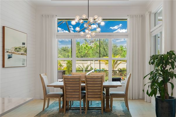 Dining room, Interior, Pendant Lights
