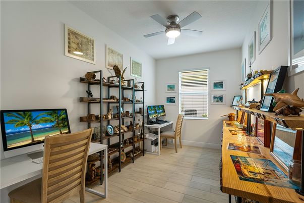 Home Office, Interior, Wood Texture Flooring
