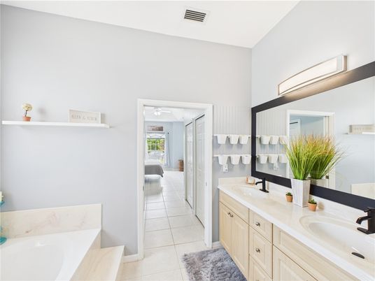 Bathroom, Dual Sink Vanities, Interior