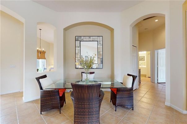 Dining room, Interior, Pendant Lights, Recessed Lighting
