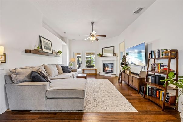 Fireplace, Interior, Living room, Wood Texture Flooring