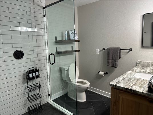 Bathroom, Glass Shower, Interior