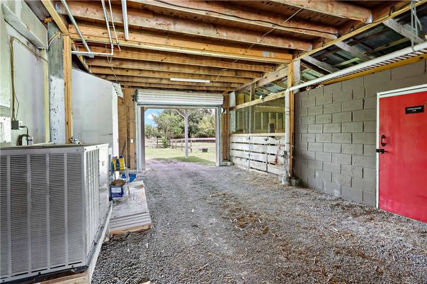 Interior, Stone Walls, Wooden Beams