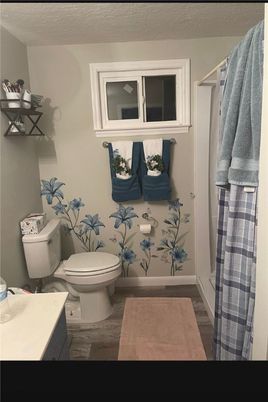Bathroom, Interior, Wood Texture Flooring