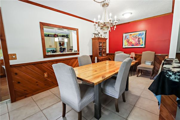 Chandelier, Dining room, Interior