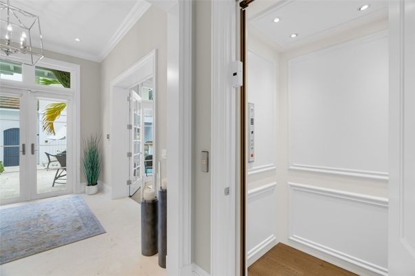 Elevator, Interior, Recessed Lighting