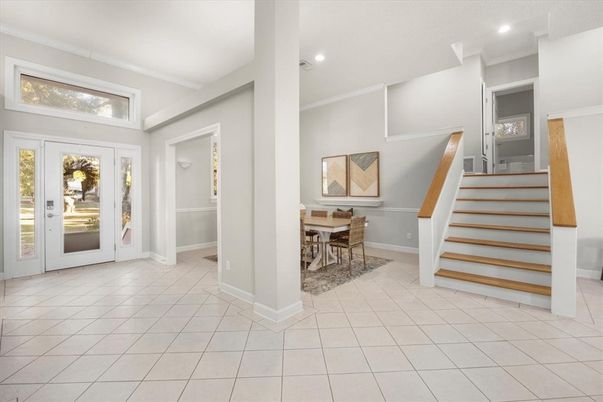 Dining room, Interior, Recessed Lighting