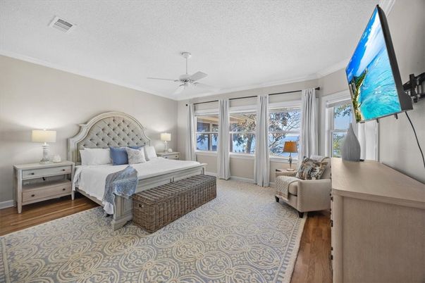 Bedroom, Interior, Wood Texture Flooring