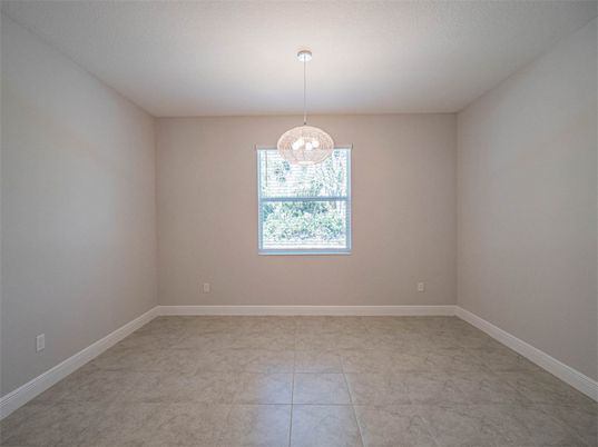 Chandelier, Empty room, Interior