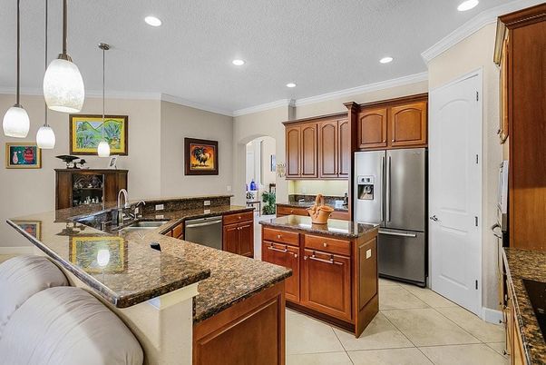 Interior, Kitchen, Pendant Lights, Recessed Lighting