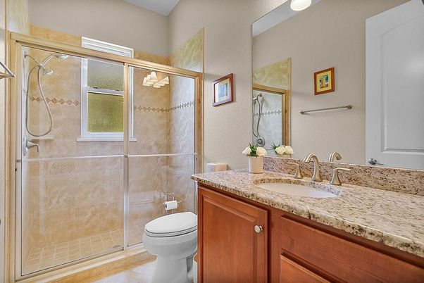 Bathroom, Glass Shower, Interior