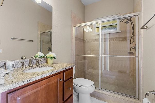 Bathroom, Glass Shower, Interior