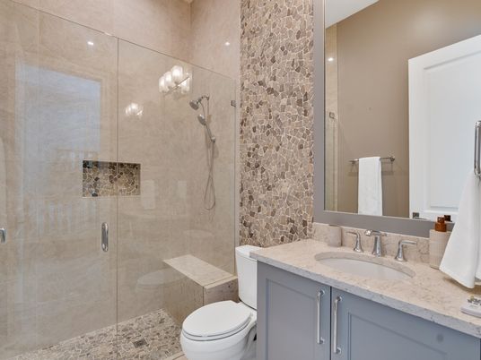 Bathroom, Glass Shower, Interior