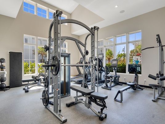 Fitness Equipment, Interior, Recessed Lighting