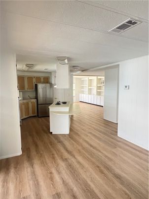Interior, Kitchen, Wood Texture Flooring