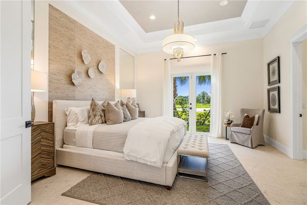 Bedroom, Interior, Pendant Lights, Recessed Lighting