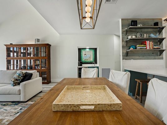 Dining room, Interior, Wood Texture Flooring