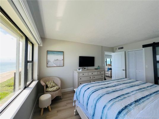 Bedroom, Interior, Water, Wood Texture Flooring
