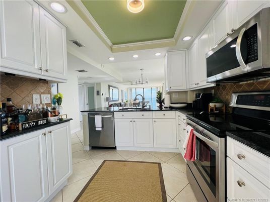 Interior, Kitchen, Recessed Lighting, Stainless Steel Appliances