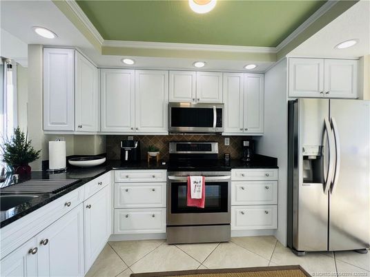 Interior, Kitchen, Recessed Lighting, Stainless Steel Appliances
