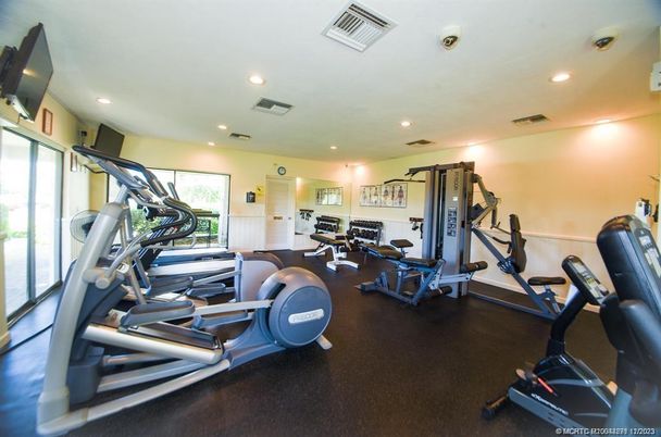 Fitness Equipment, Gym, Interior, Recessed Lighting