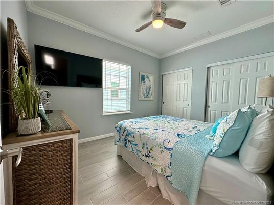 Bedroom, Interior, Wood Texture Flooring
