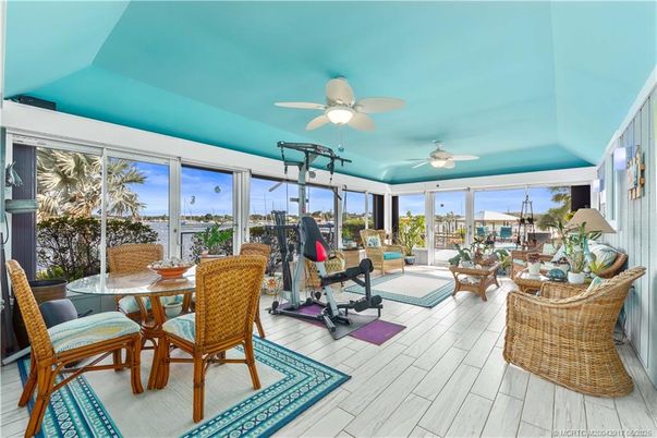 Dining room, Fitness Equipment, Interior, Wood Texture Flooring