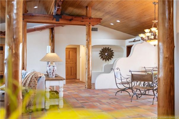 Chandelier, Interior, Recessed Lighting, Wooden Beams, Wooden Ceilings