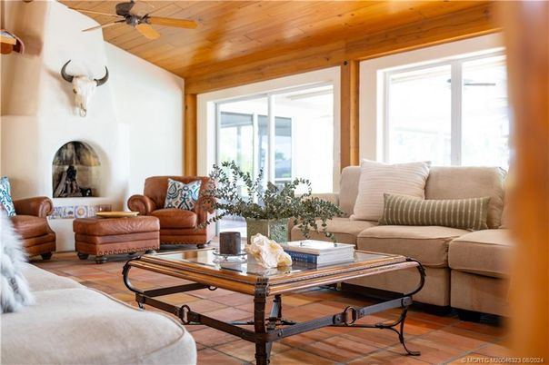 Interior, Living room, Wooden Ceilings