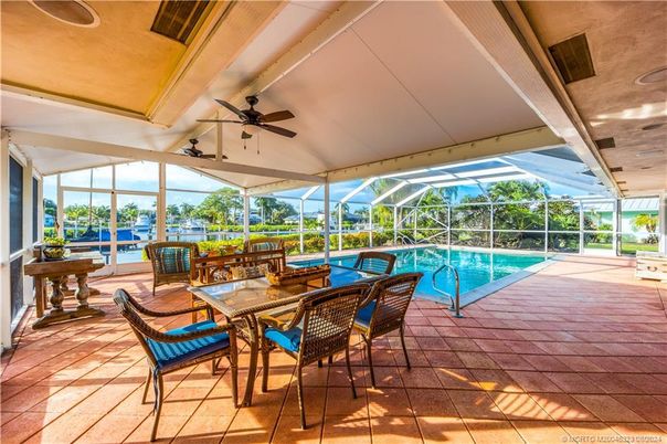 Dining room, Glass Ceilings, Interior, Pool, Sun Room