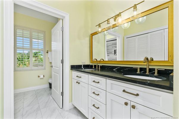 Bathroom, Dual Sink Vanities, Interior, Marble