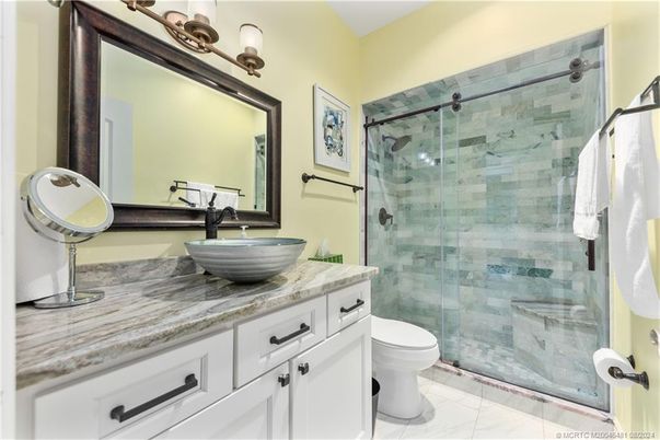 Bathroom, Glass Shower, Interior
