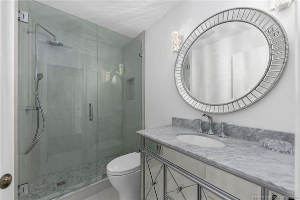 Bathroom, Glass Shower, Interior