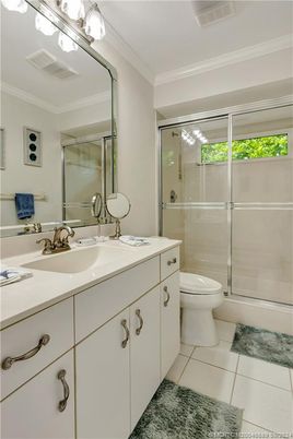 Bathroom, Dual Sink Vanities, Glass Shower, Interior