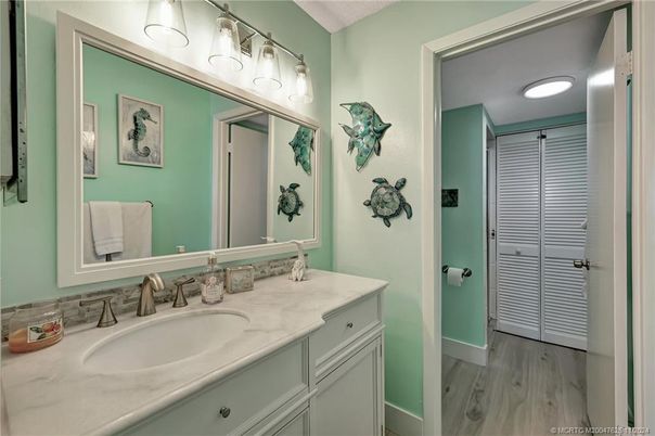 Bathroom, Interior, Wood Texture Flooring