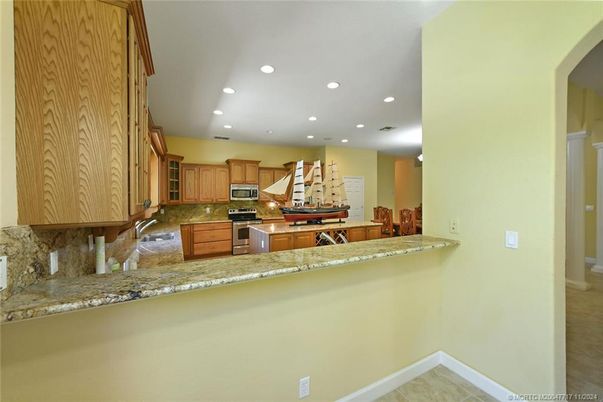 Interior, Kitchen, Recessed Lighting, Stainless Steel Appliances